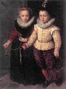 Cornelis Ketel Double Portrait of a Brother and Sister